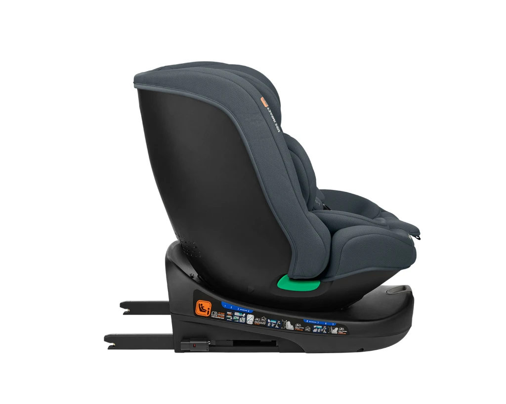 KIKKA BOO AUTOSJEDALICA I-ROUND,I-SIZE,40-150CM,DARK GREY