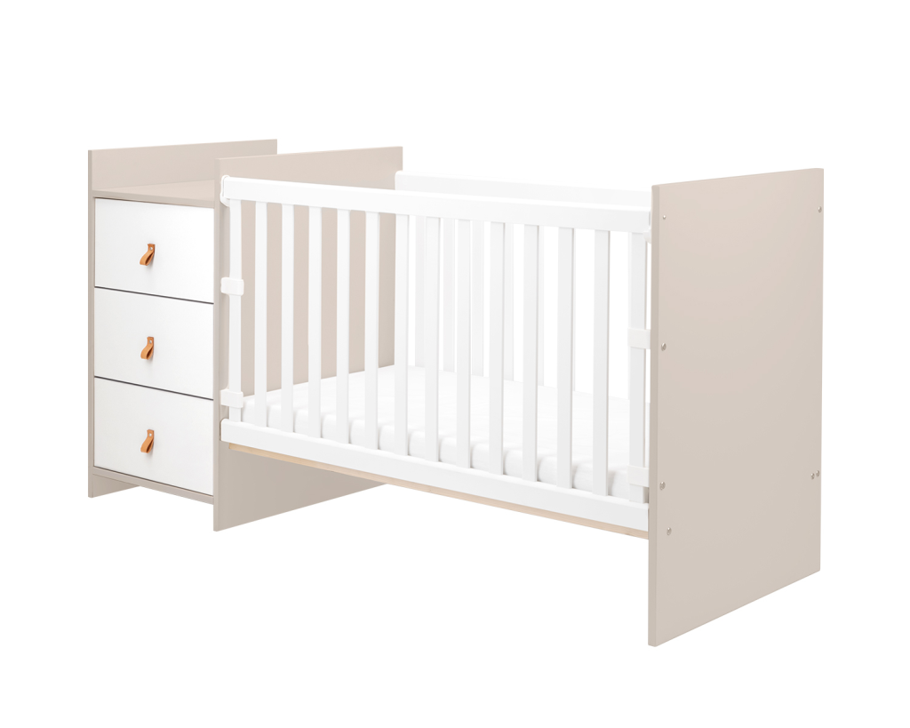 KIKKA BOO KREVETĆ SA KOMODOM ZA PRESVLAČENJE ILANA, BEIGE