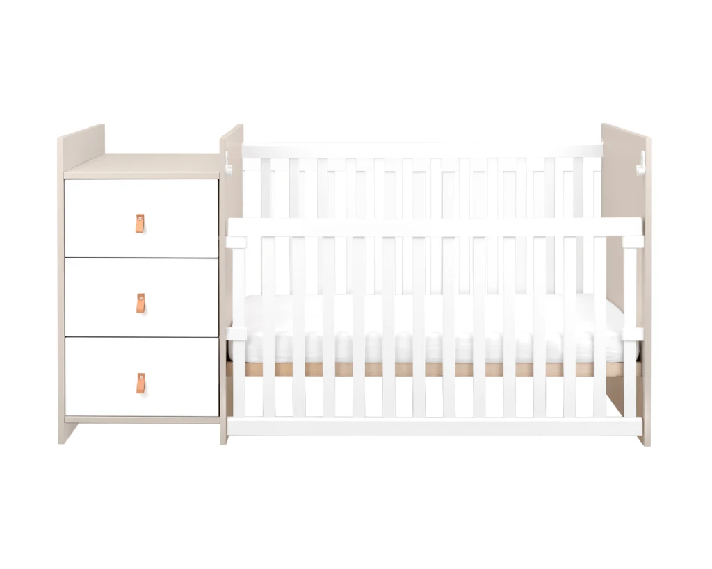 KIKKA BOO KREVETĆ SA KOMODOM ZA PRESVLAČENJE ILANA, BEIGE