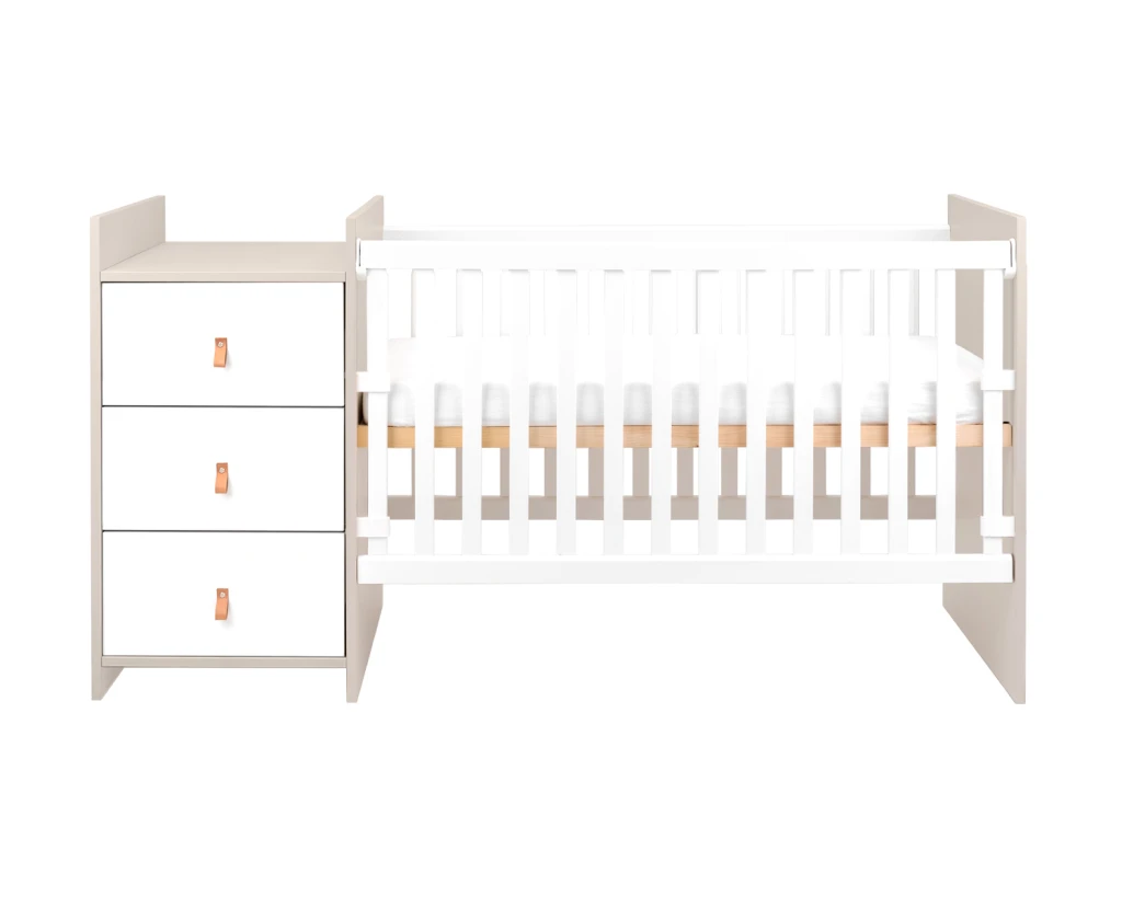 KIKKA BOO KREVETĆ SA KOMODOM ZA PRESVLAČENJE ILANA, BEIGE
