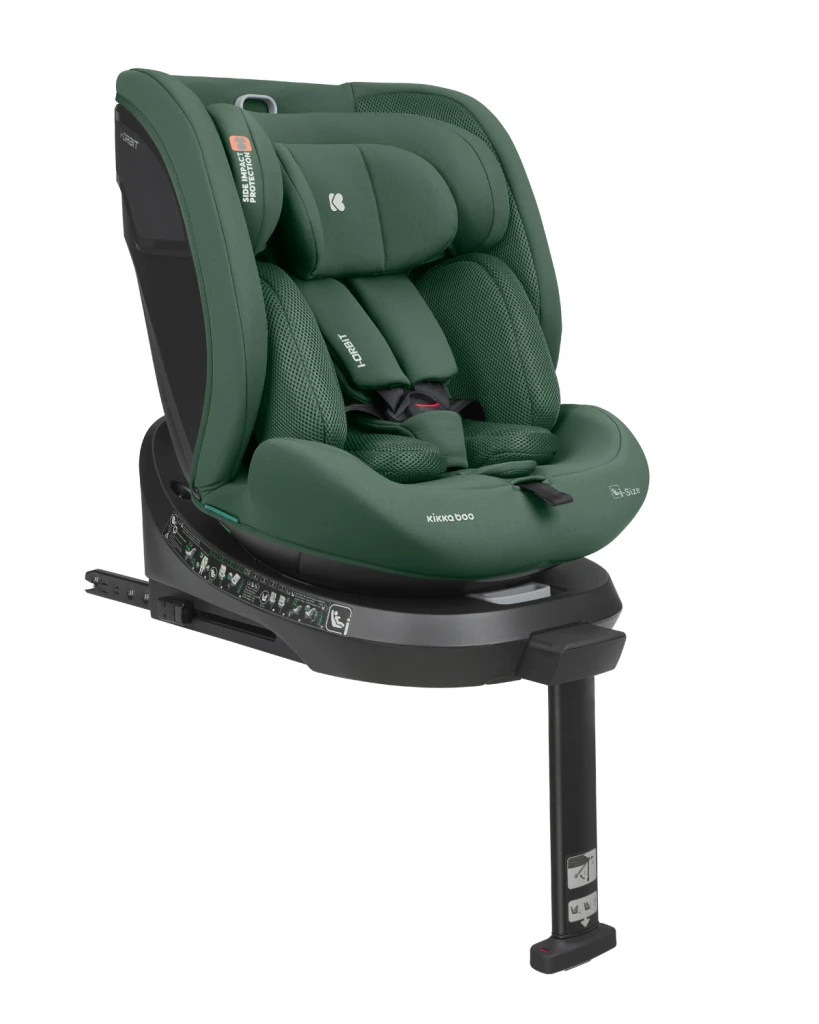 KIKKA BOO I-ORBIT,I-SIZE, AUTOSJEDALICA 40-150CM, ARMY GREEN