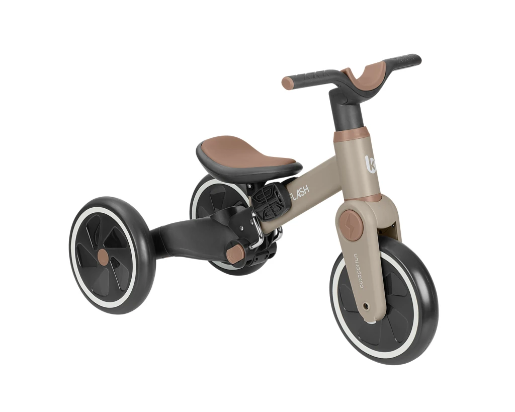 KIKKA BOO FLASH,TRICIKLO 5U1,BEIGE