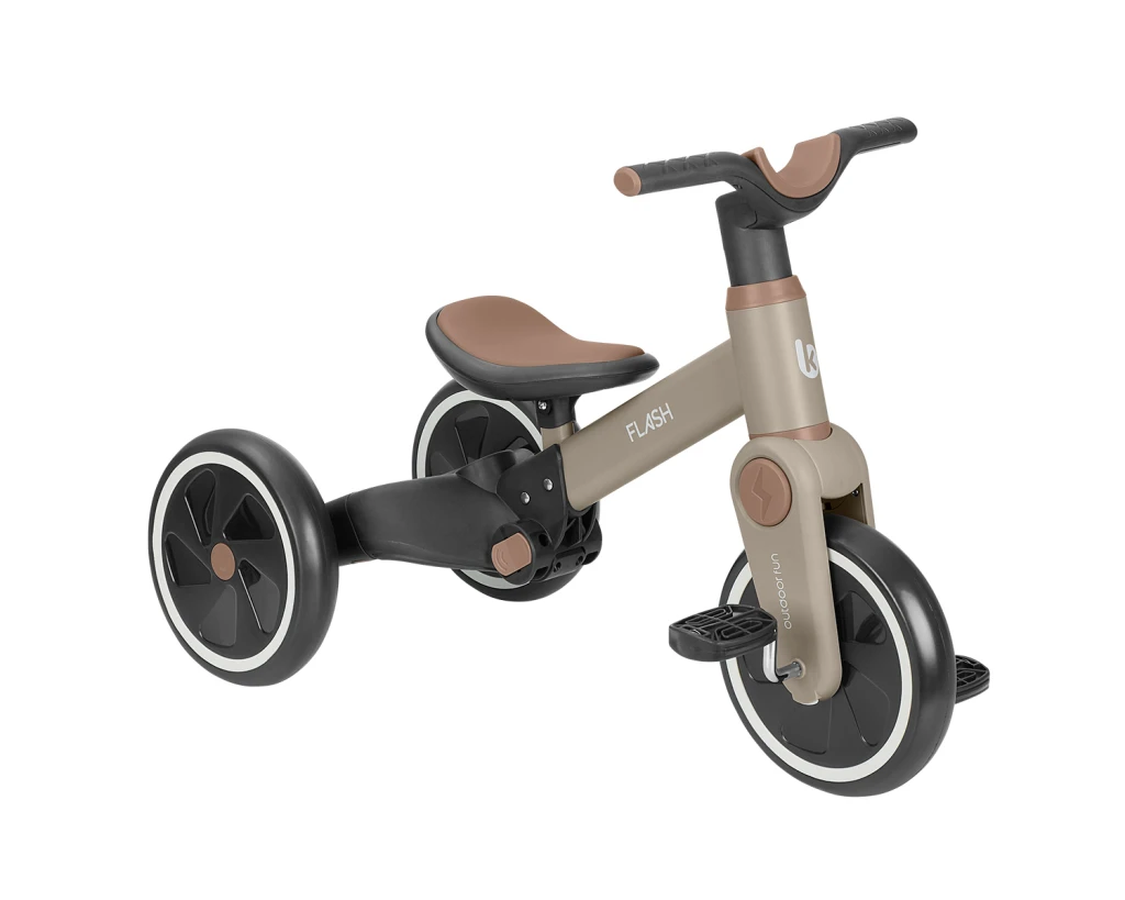 KIKKA BOO FLASH,TRICIKLO 5U1,BEIGE