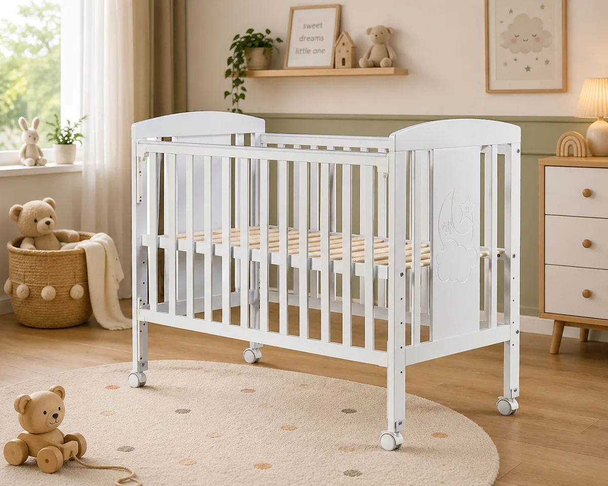 NESTA DRVENI KREVETIĆ LUNA 120X60CM