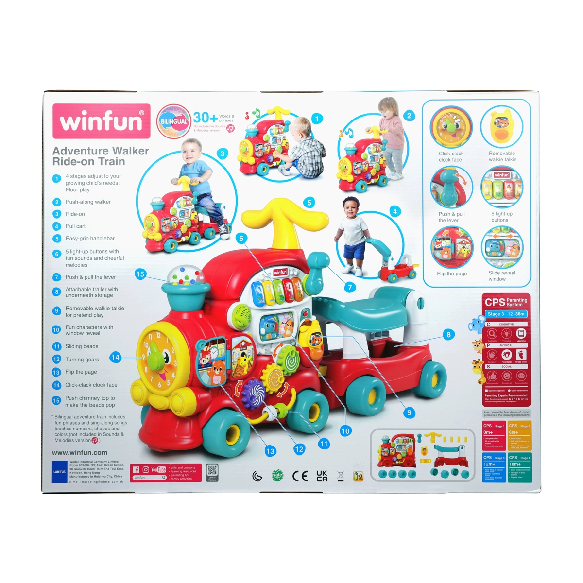 WINFUN GURALICA ADVENTURE RIDE-ON VLAK