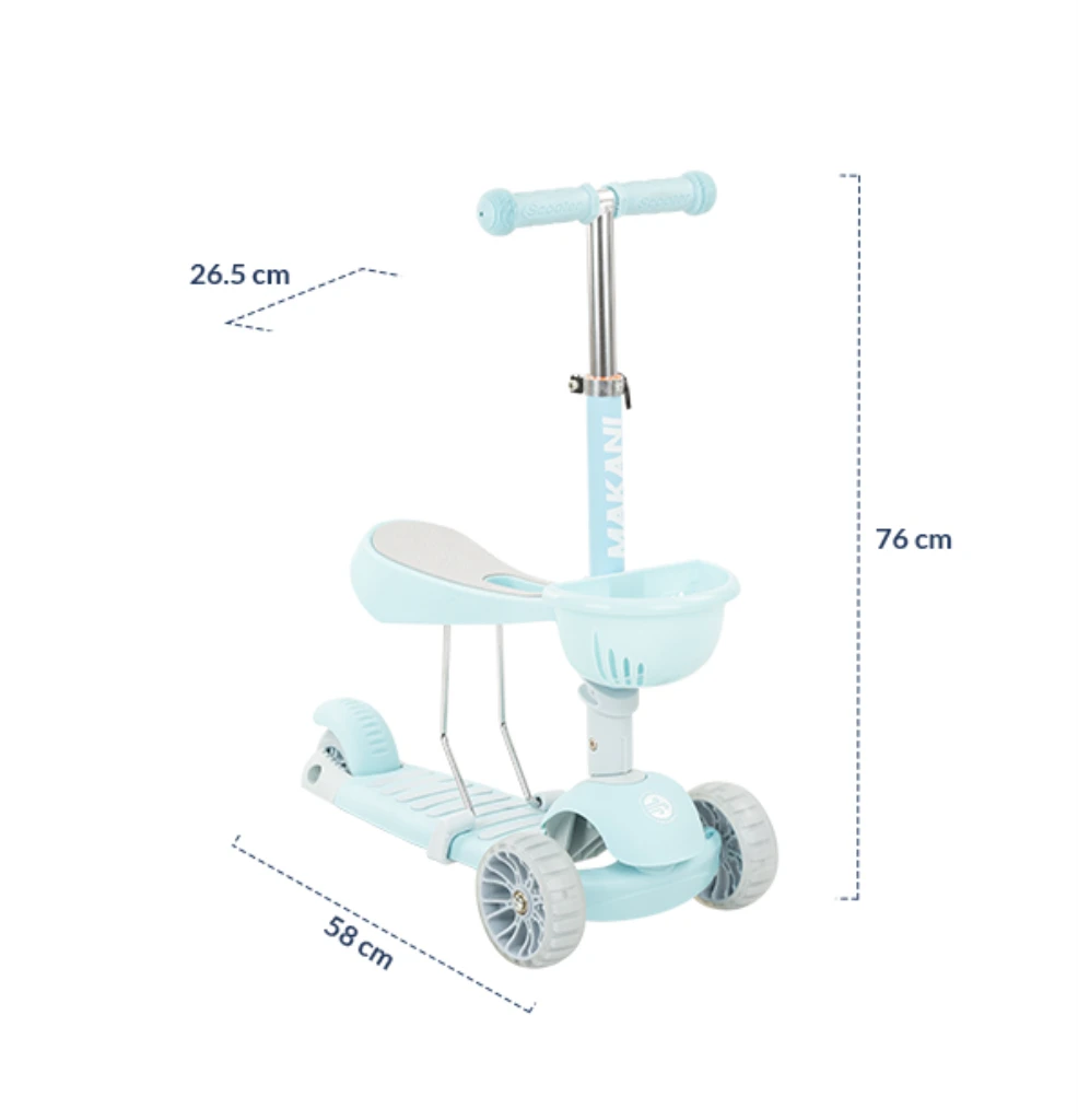 KIKKA BOO MAKANI ROMOBIL BONBON 3U1 CANDY BLUE