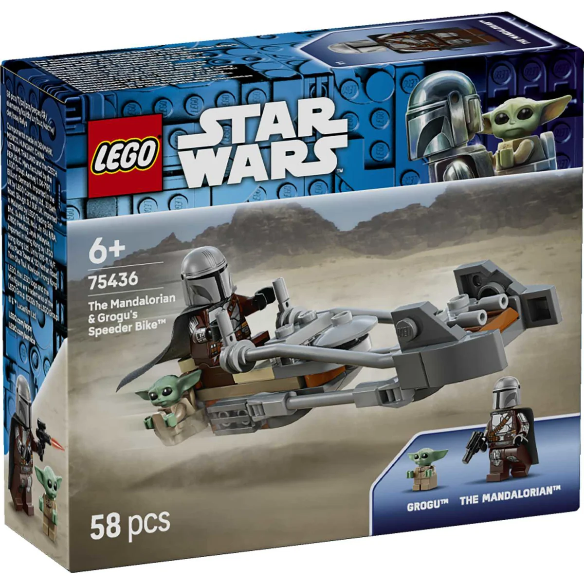 LEGO 75436 MANDALORIAN I GROGUOV BRZI MOTOCIKL