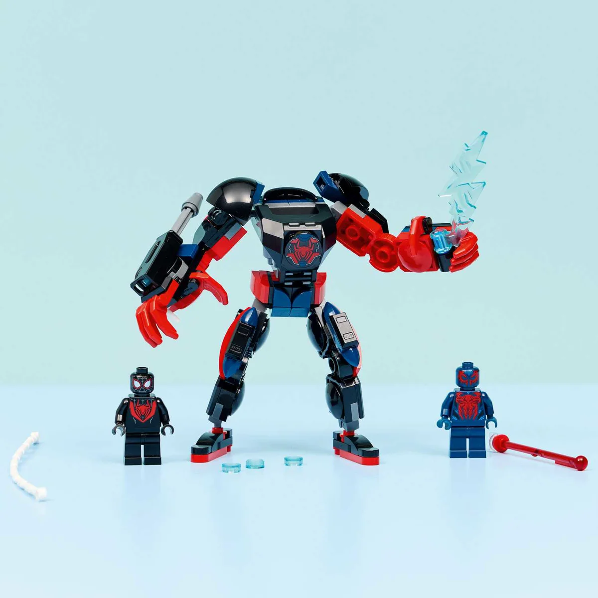LEGO 76337 MILES MORALES MECH VS. SPIDER-MEN 2099