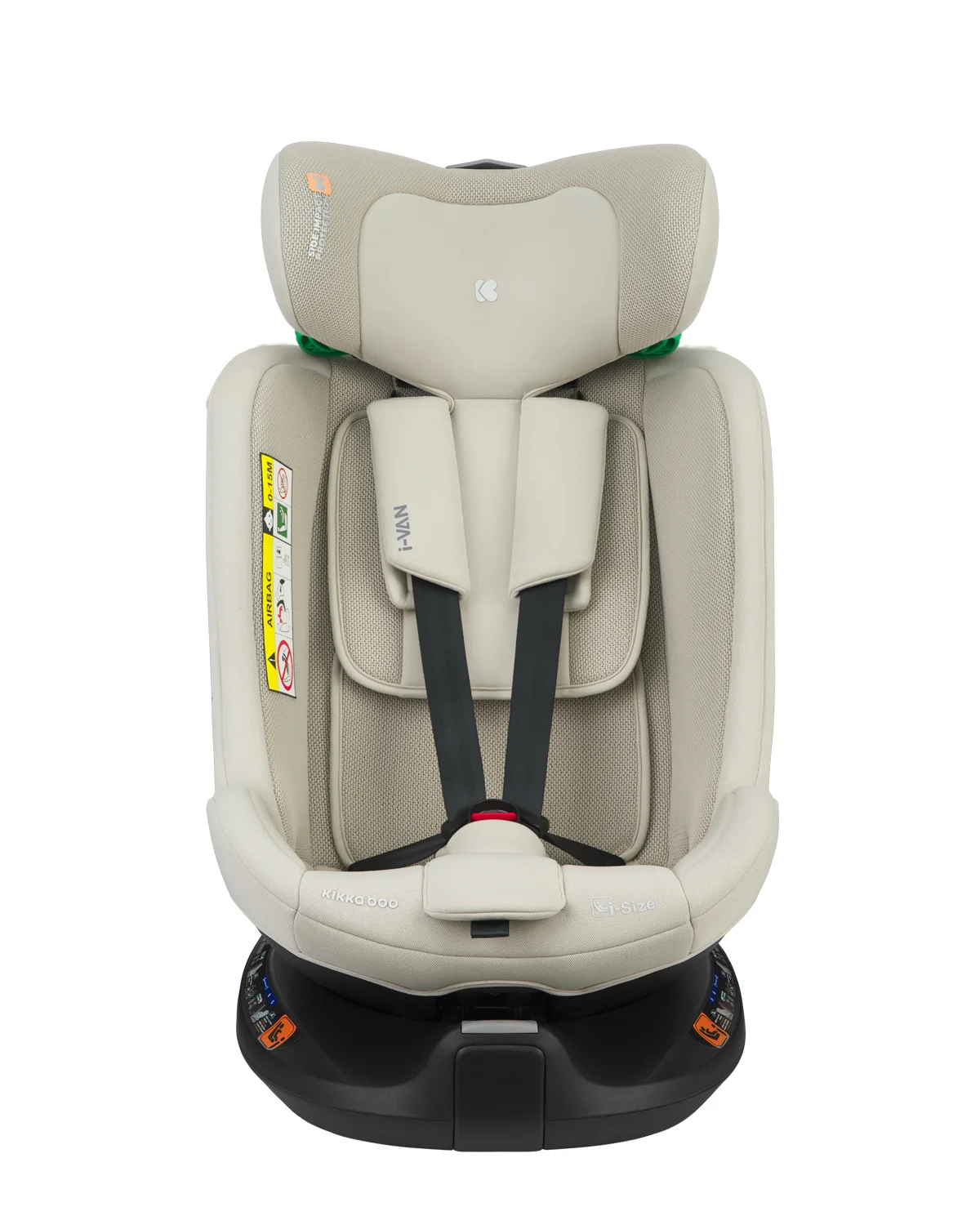 KIKKA BOO AUTOSJEDALICA I-VAN, I-SIZE, 40-150CM, LIGHT BEIGE