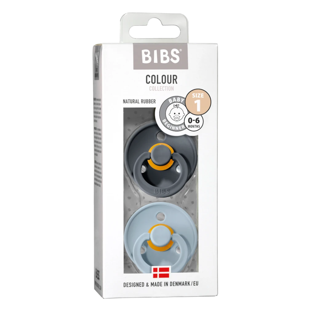 BIBS DUDE IRON & BABY BLUE VELIČINA 1