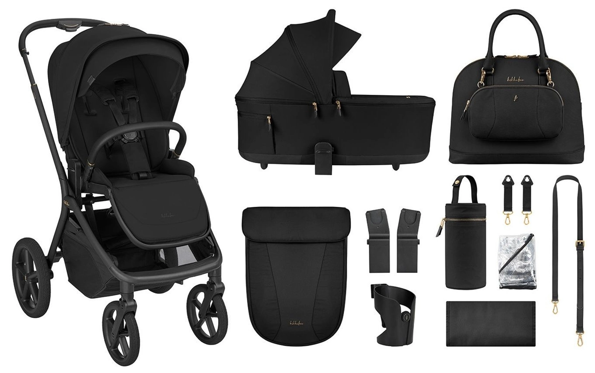 KIKKA BOO GOYA PLATINUM, KOLICA 2U1,NOIR