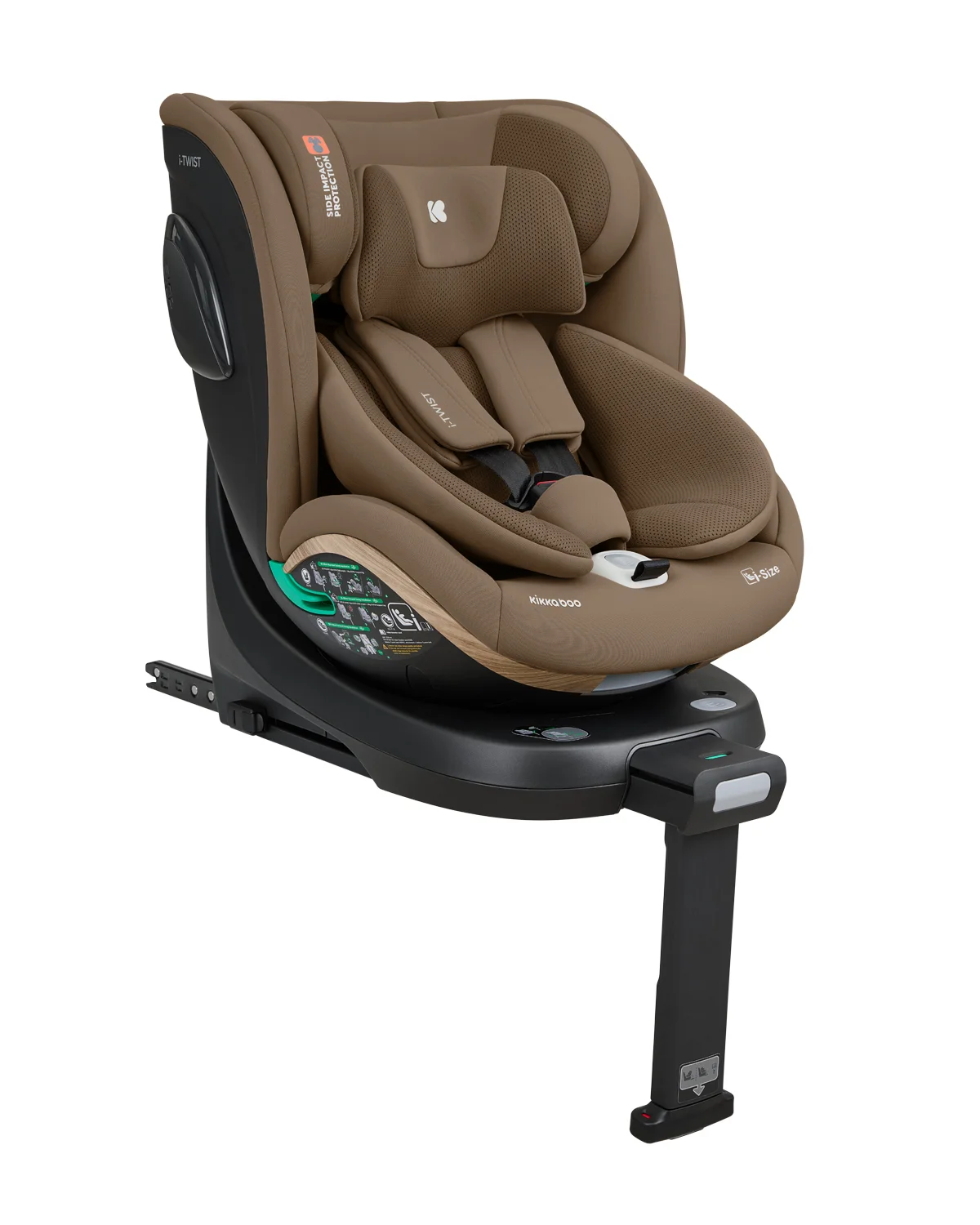 KIKKA BOO AUTOSJEDALICA I-TWIST I-SIZE,COFFEE