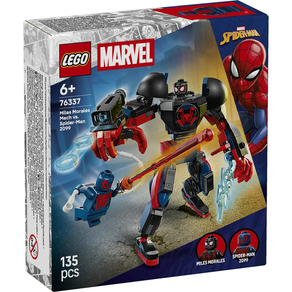 LEGO 76337 MILES MORALES MECH VS. SPIDER-MEN 2099