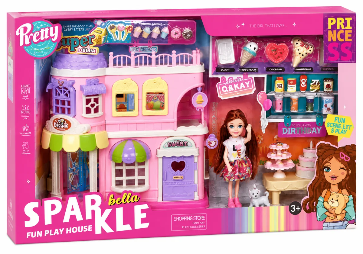 FUNTOY KUCICA SET S LUTKOM