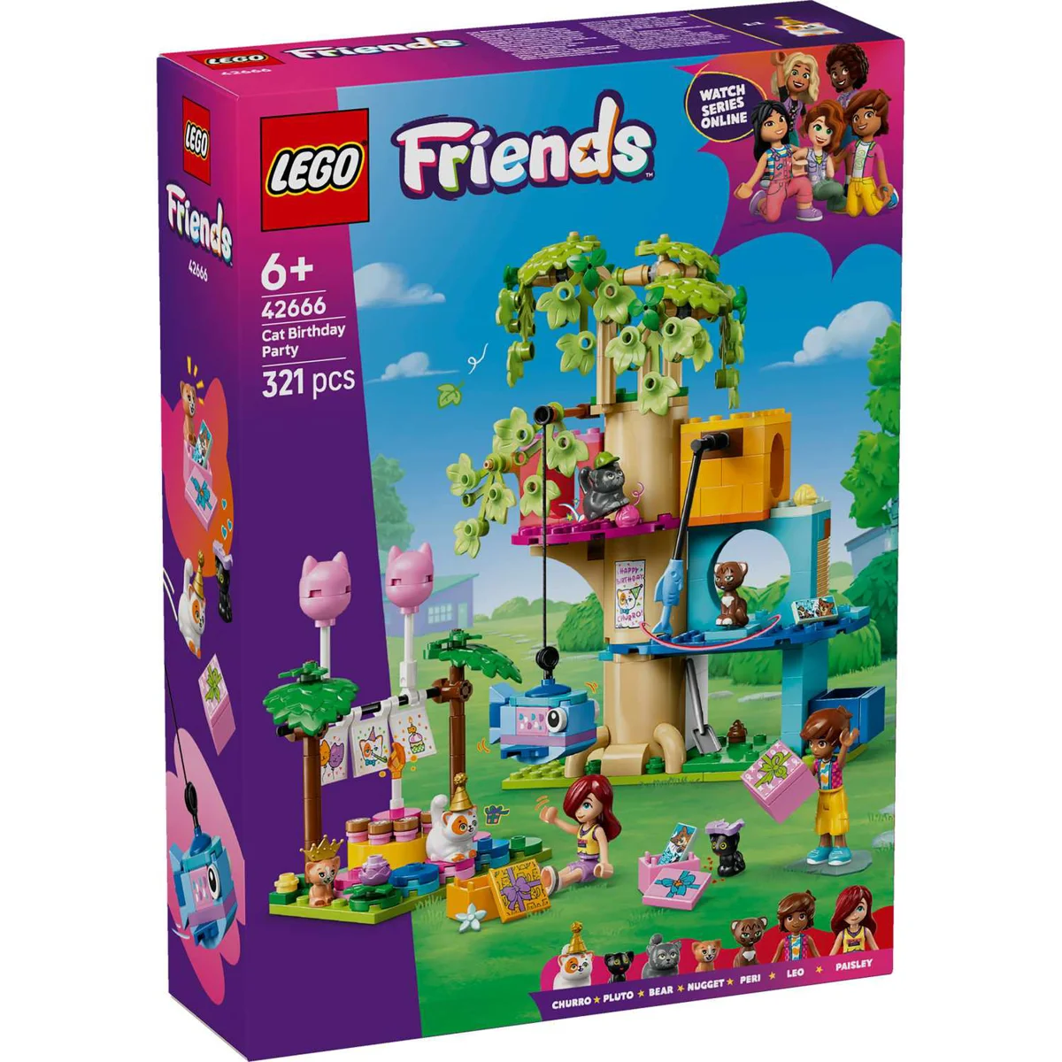 LEGO 42666 MAČIJA ZABAVA I KUĆICA NA DRVETU