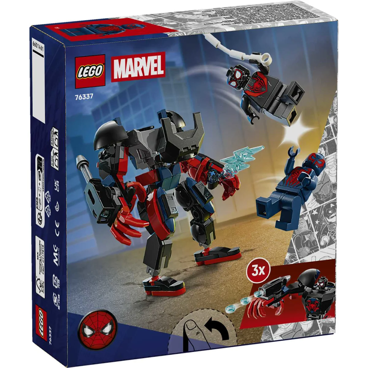 LEGO 76337 MILES MORALES MECH VS. SPIDER-MEN 2099