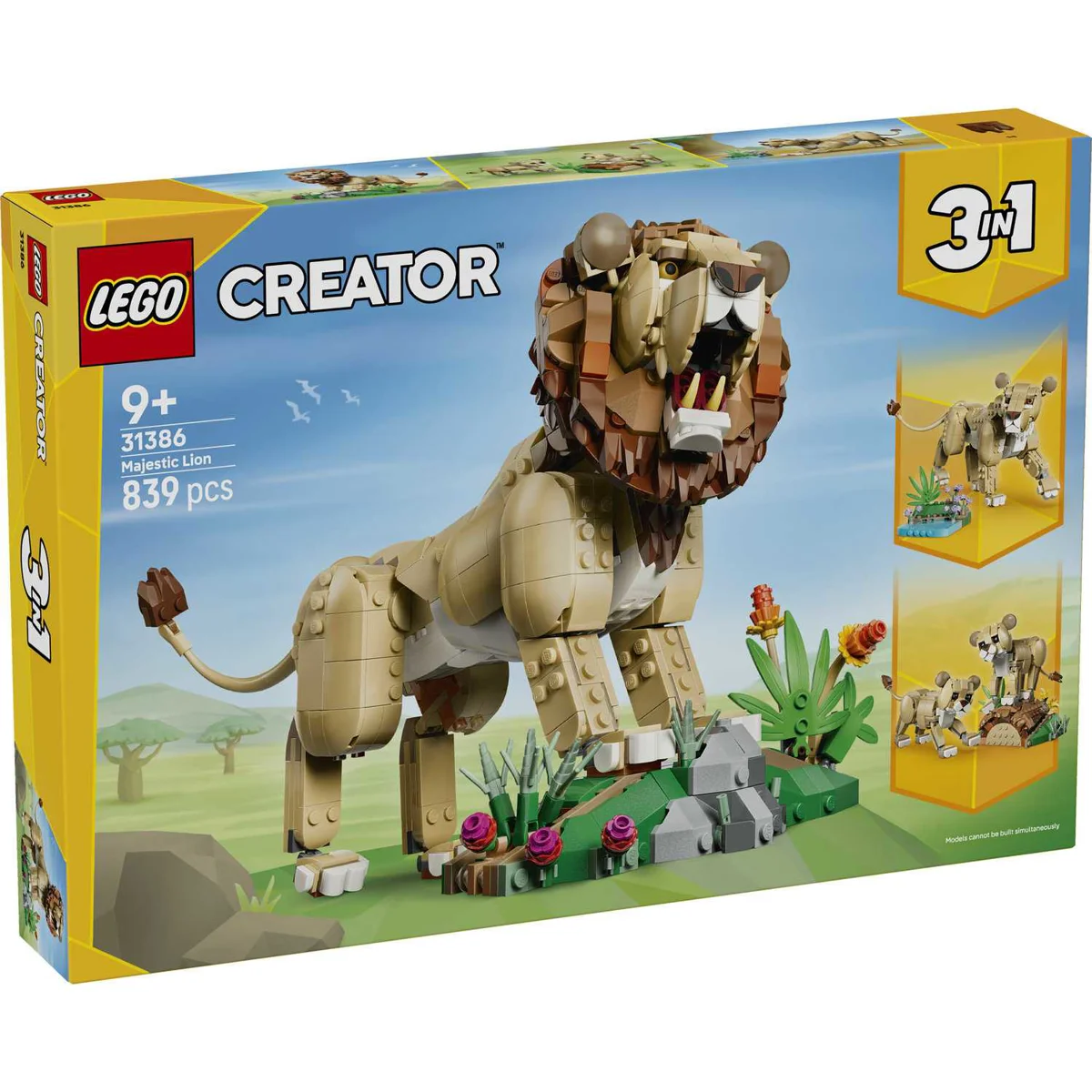 LEGO 31386 MOĆNI LAV