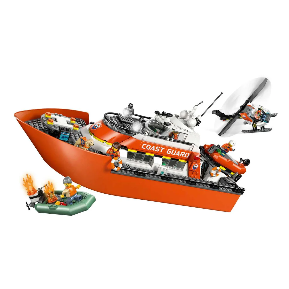 LEGO 60504 SPASILAČKI BROD I HELIKOPTER