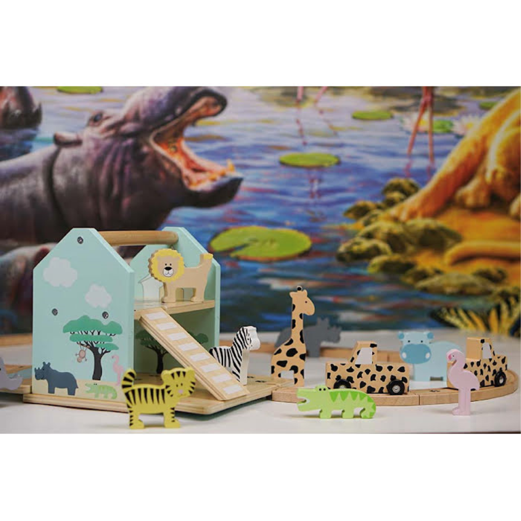 DRVENI SET IDEMO NA SAFARI JABADABADO W7