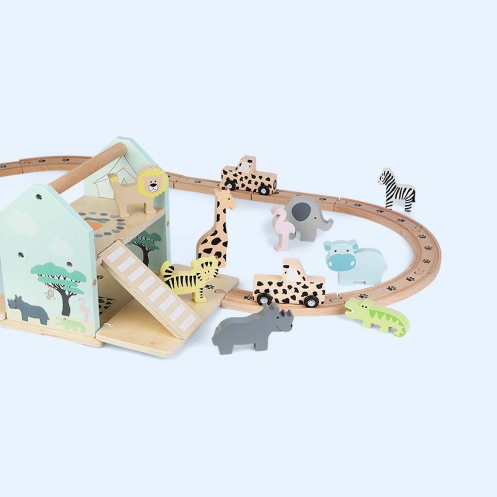 DRVENI SET IDEMO NA SAFARI JABADABADO W7