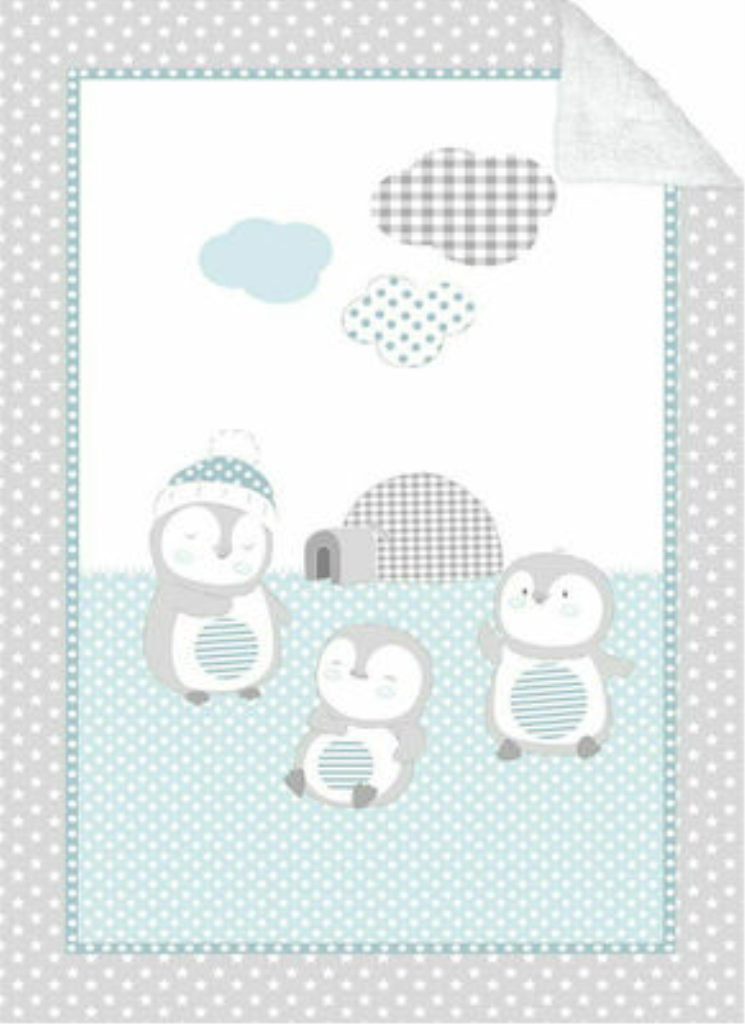KIKKA BOO SUPER MEKANA DEKA 110/140 PINGUI FAMILY, BLUE