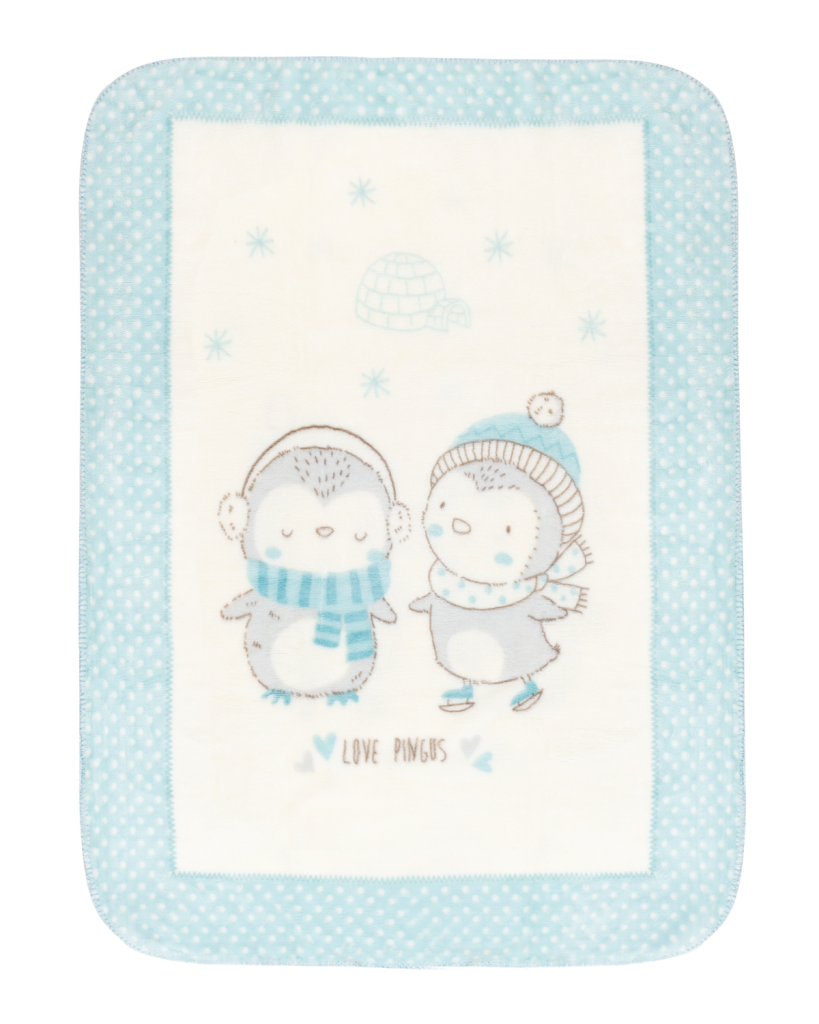 KIKKA BOO SUPER MEKANA DEKA 110/140 LOVE PINGUS PLAVA