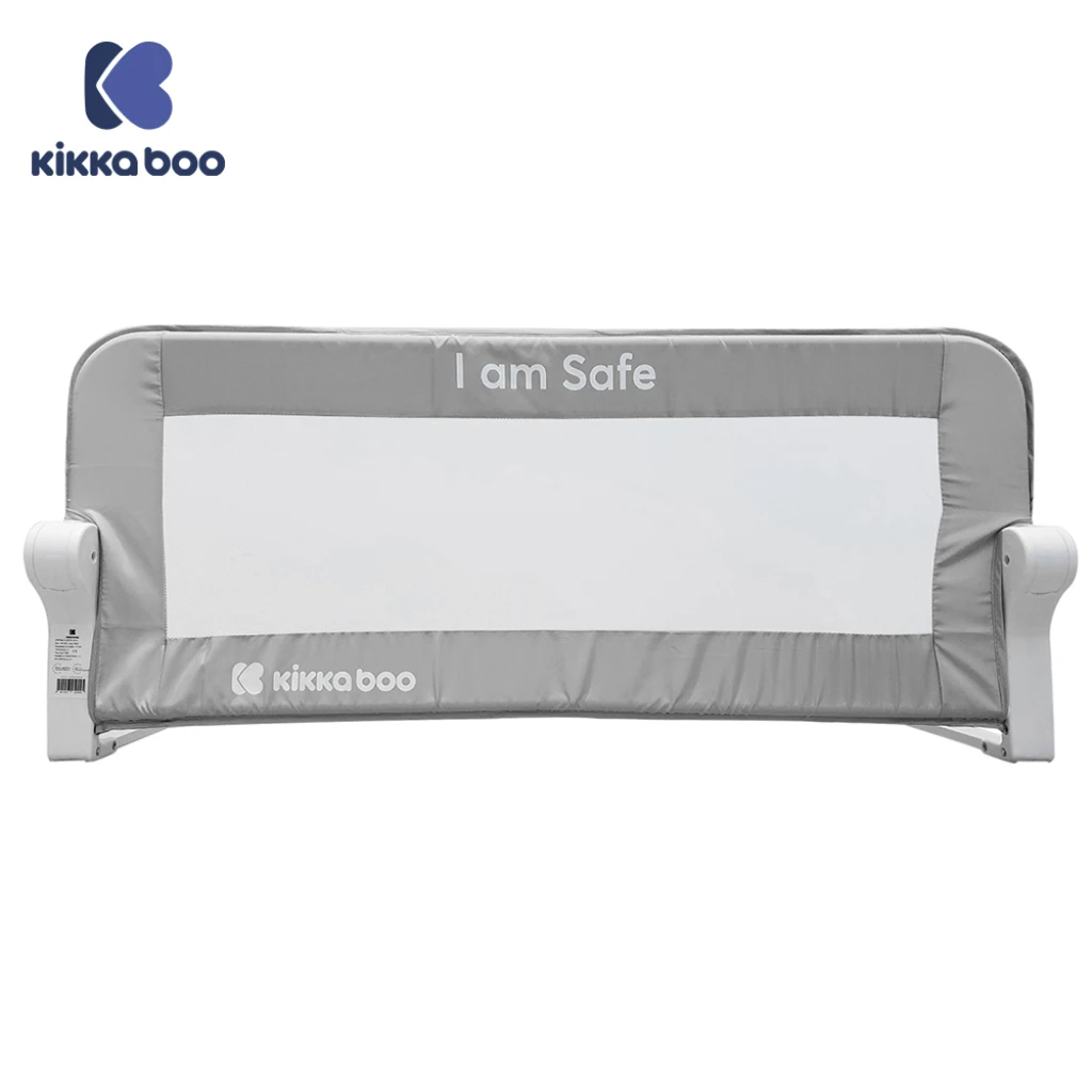KIKKA BOO I AM SAFE ZAŠTITA ZA KREVET  SIVA 102CM