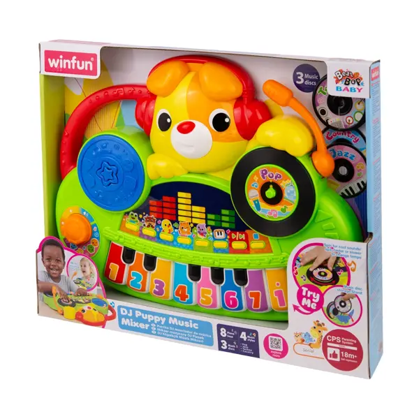 WINFUN IGRAČKA DJ PUPPY MUSIC MIXER