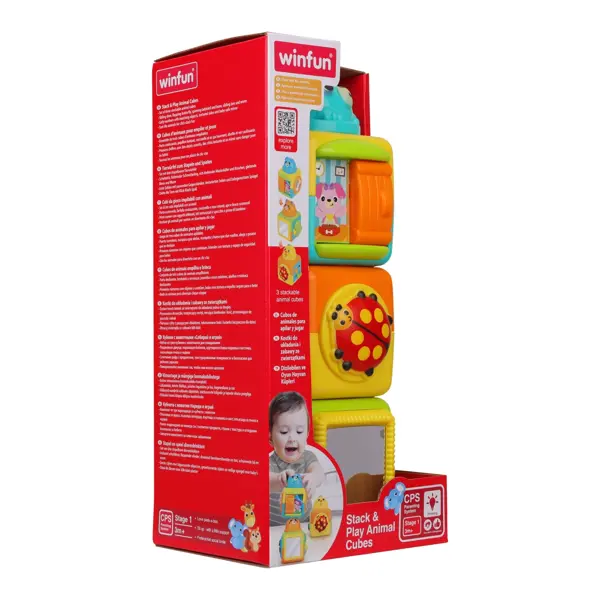 WINFUN IGRAČKA STACK&PLAY ANIMAL KOCKE