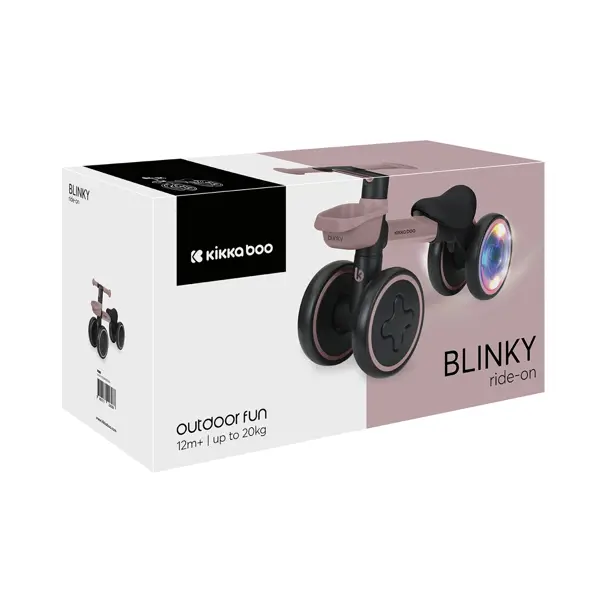 KIKKA BOO BALANS BICIKLO BLINKY,PINK