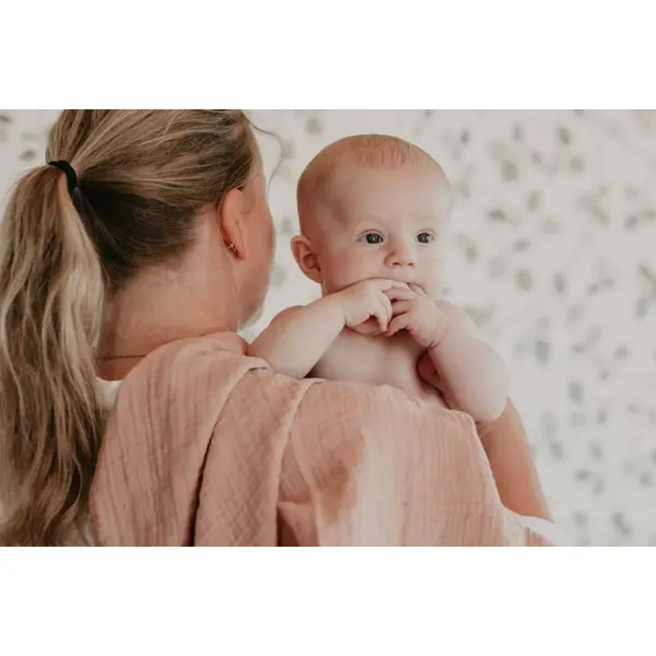 BIBS MUSLIN 2 PAK. 70/70CM BLUSH