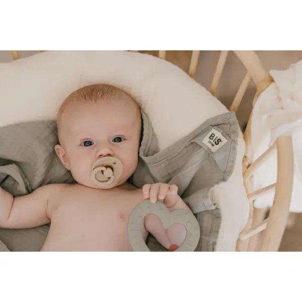 BIBS MUSLIN 2 PAK. 70/70CM SAGE