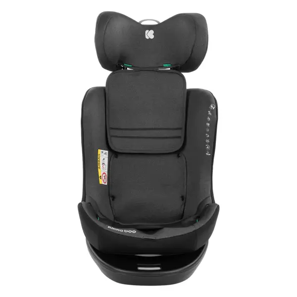 AUTOSJEDALICA KIKKA BOO 40-150CM,I-SAFE I-SIZE DARK GREY
