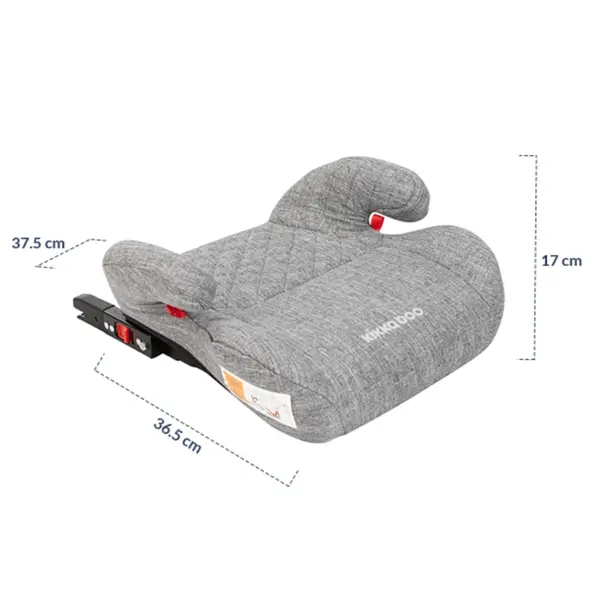 KIKKA BOO AUTOSJEDALICA GROOVY 15-36KG ISOFIX DARK GREY