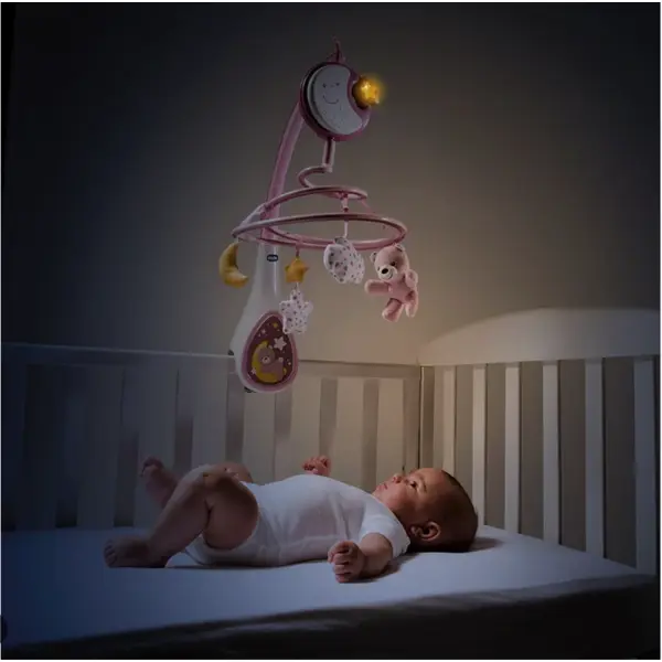 CHICCO NEXT 2 DREAMS VRTULJAK GLAZBENI PINK