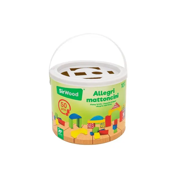 GLOBO DRVENE KOCKE 50KOM