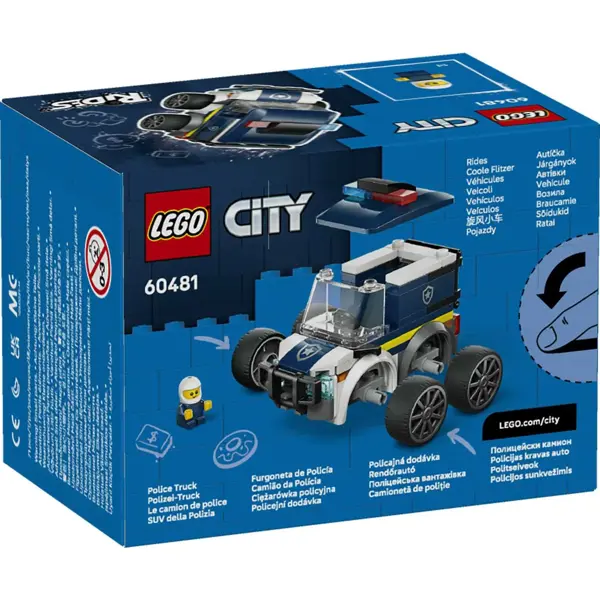 LEGO 60481 VOŽNJE-POLICISKI KAMION