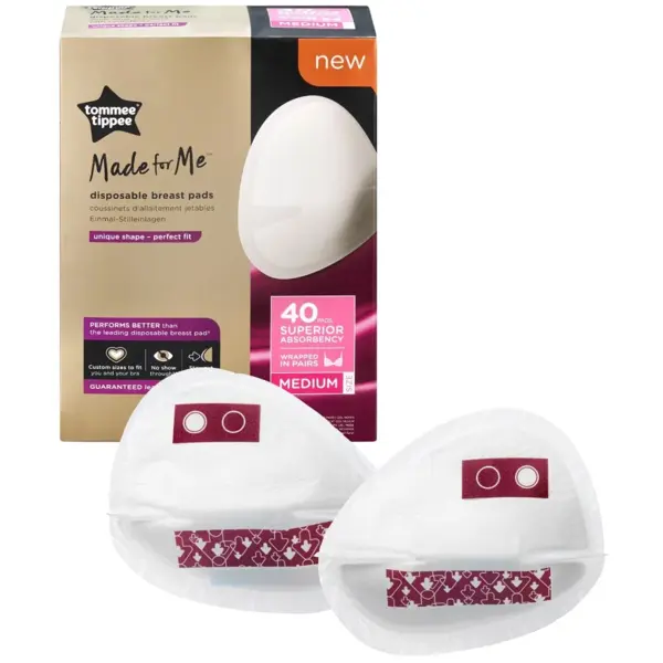 TOMMEE TIPPEE JASTUČIĆI ZA DOJILJE VEL. M 40 KOM