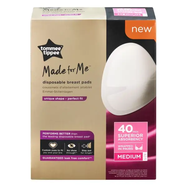 TOMMEE TIPPEE JASTUČIĆI ZA DOJILJE VEL. M 40 KOM