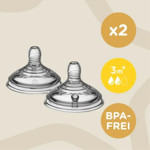TOMMEE TIPPEE CTN ZAMJENSKE DUDE SREDNJI OTVOR 2 KOM
