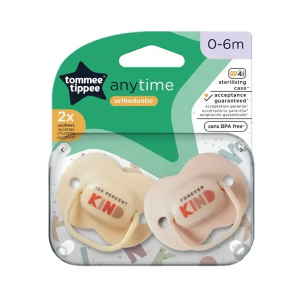 TOMMEE TIPPEE DUDA VARALICA ANY TIME 0-6MJ. 2KOM