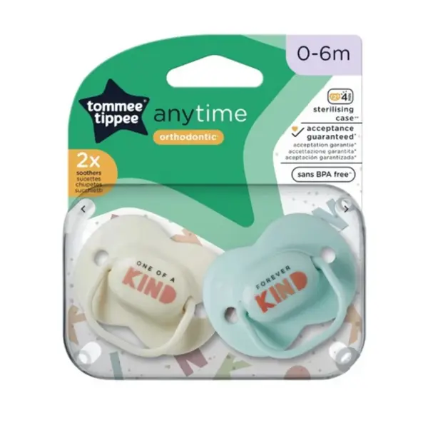 TOMMEE TIPPEE DUDA VARALICA ANY TIME 0-6MJ. 2KOM