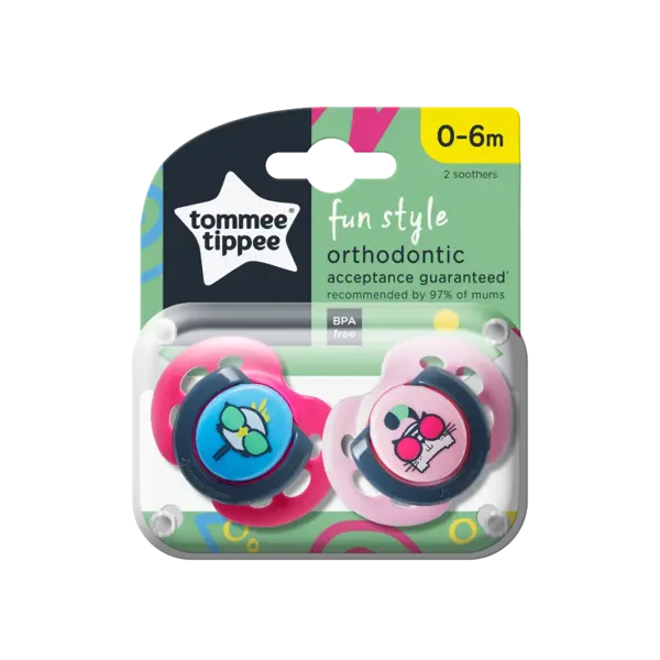 TOMMEE TIPPEE DUDA VARALICA FUN STYLE 0-6MJ.2KOM