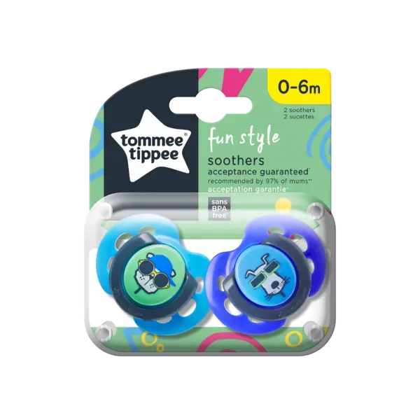 TOMMEE TIPPEE DUDA VARALICA FUN STYLE 0-6MJ.2KOM