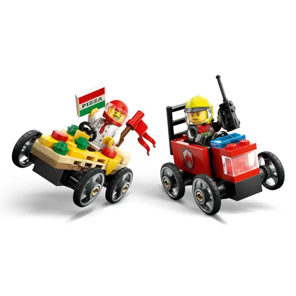 LEGO 60458 AUTO DOSTAVLJAČA PIZZE VS.VATROGASNO VOZILO