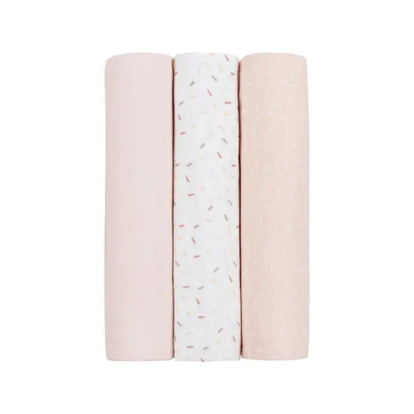 KIKKA BOO MUSLIN SET ZA POVIJANJE 3KOM 100/100CM,CONFETTI PI
