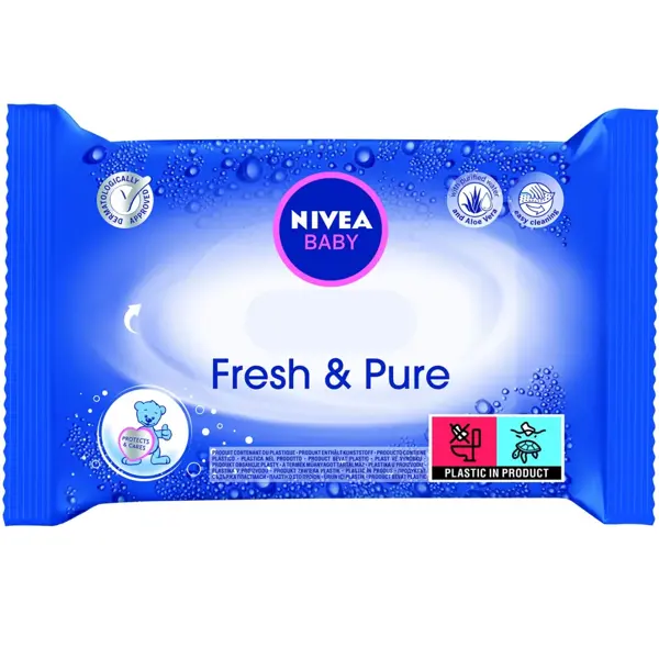NIVEA VLAŽNE MARAMICE BABY 63XFRESH,SENSITIV,SOFT