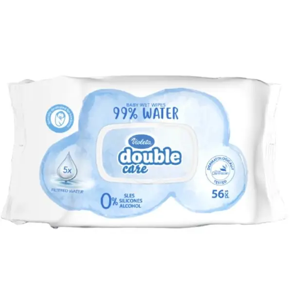 VIOLETA BABY VLAŽNE MARAMICE 99% WATER 56/1