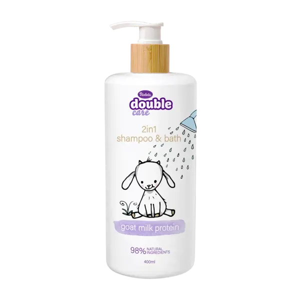 VIOLETA DOUBLE CARE BABY ŠAMPON I KUPKA(2U1) 400ML