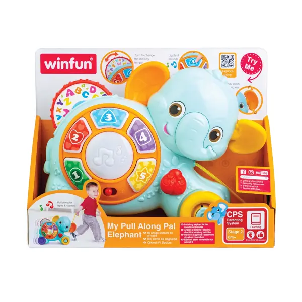 WINFUN IGRAČKA MY PULL ALONG PAL ELEPHANT